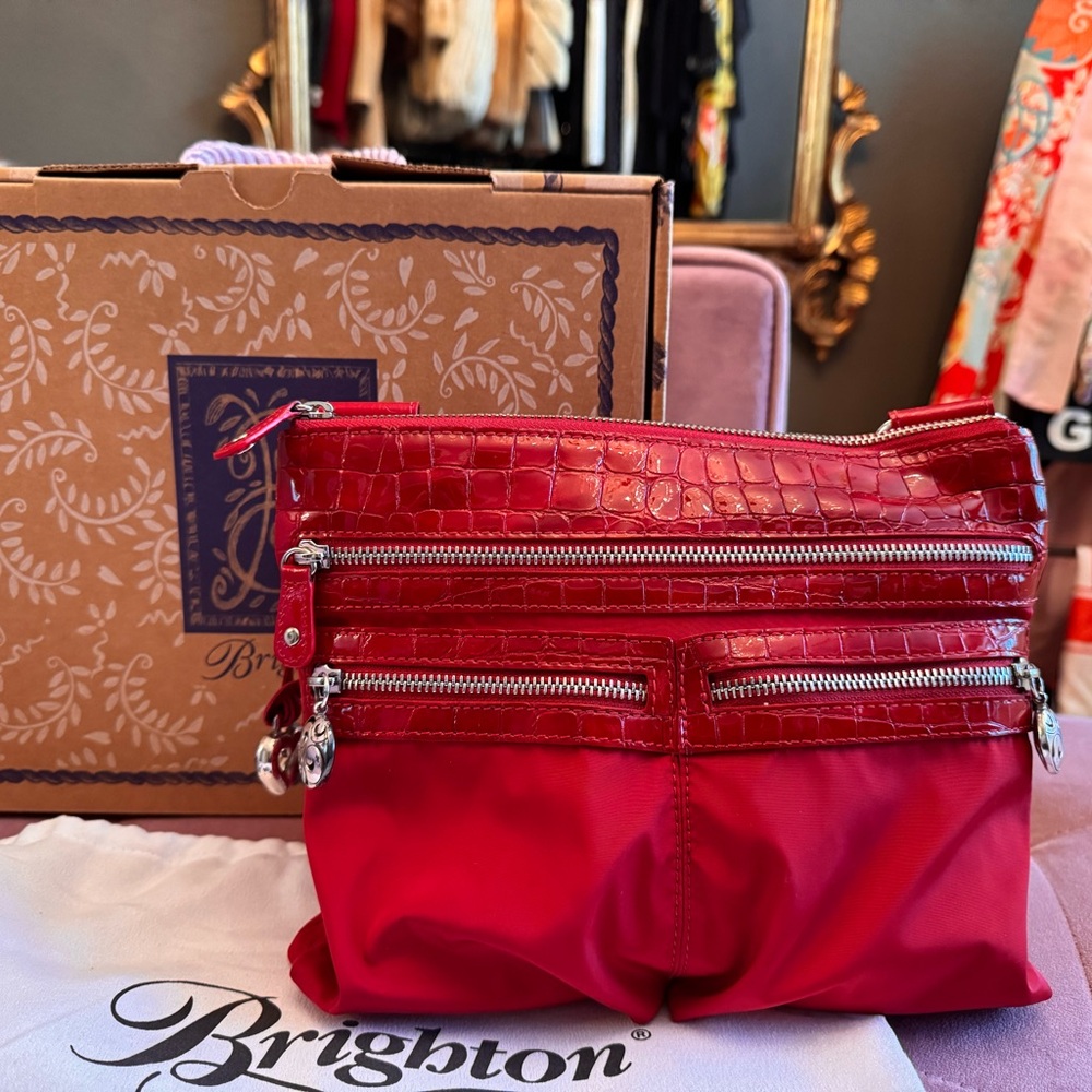 Brighton Red Crossbody Bag